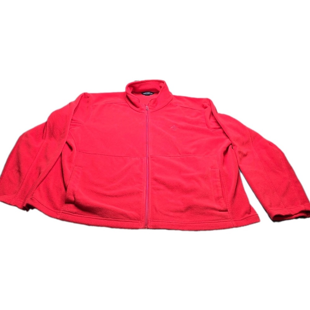 Urban Frontier Men's Red Jacket XL Full Zip Stand-Up Collar Logo Zipper Casual